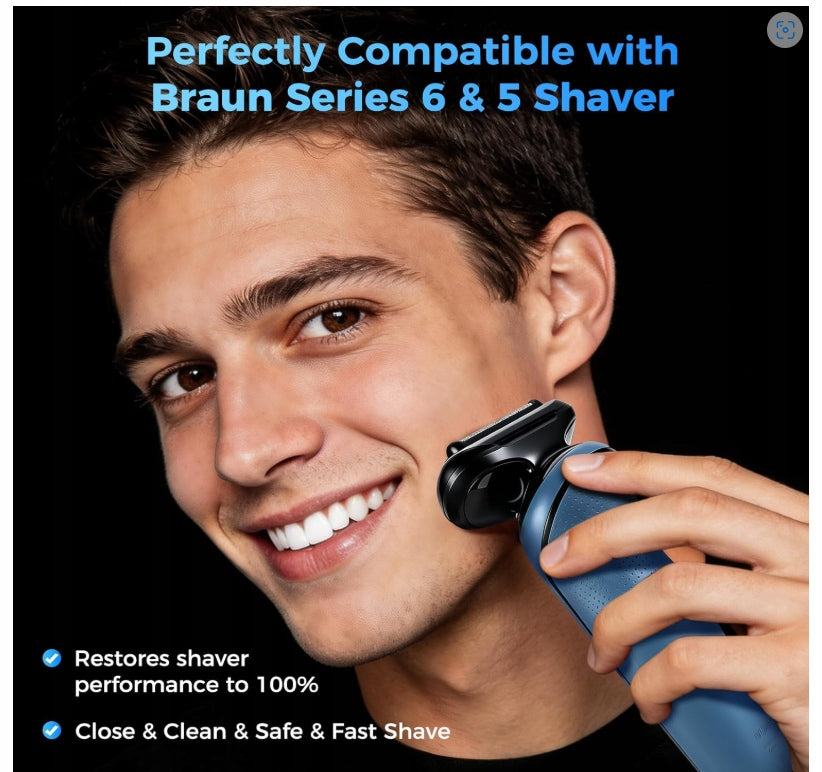 Shaving head 53B replacement for Braun Series 5 Series 6 shavers Packaging status original