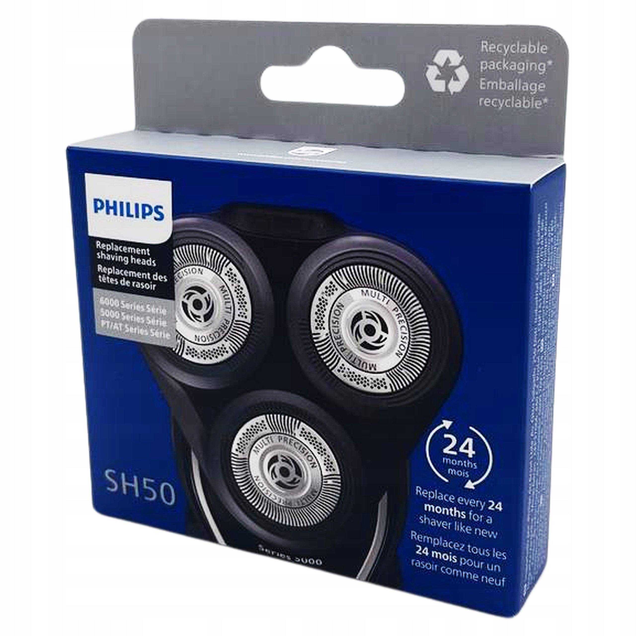 Shaving heads for shaver 3 pieces Philips Shaver series 5000 SH50/50