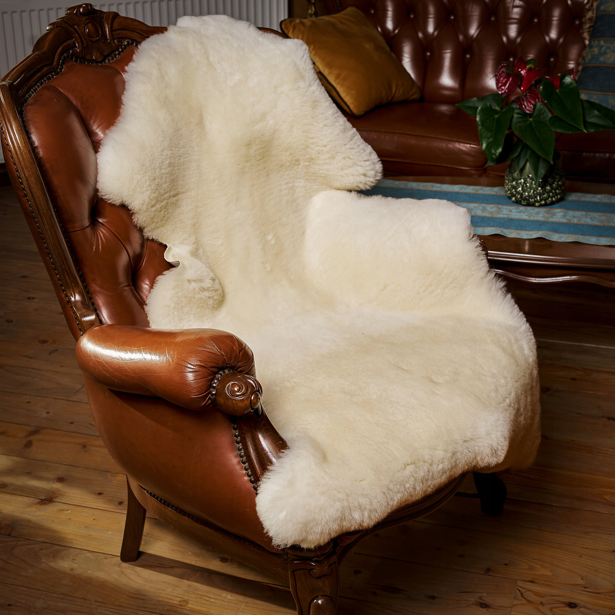 Sheepskin "CUT" - 90cm/S (Lamb) 100%Natural! Packaging status original