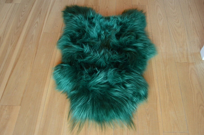 Sheepskin Island Green 111-130cm Sheepskin Brand no brand