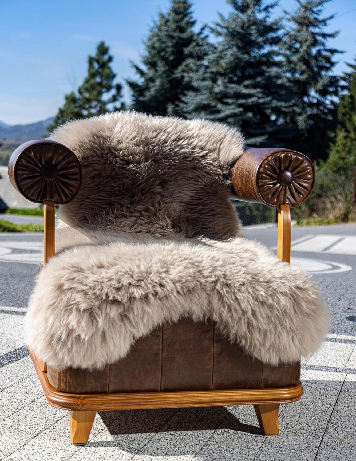Sheepskin Lambskin Rug, Natural Sheepskin, XXL Cappuccino Manufacturer code K-Cappuccino-XXL