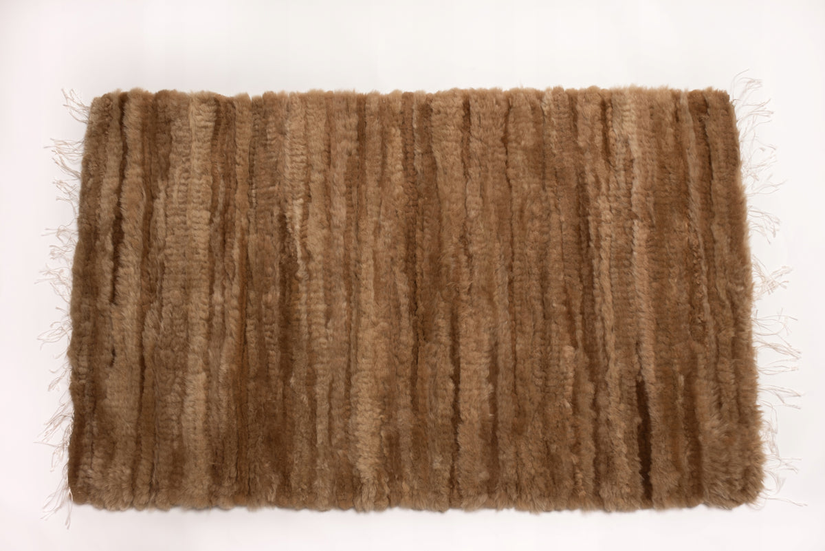 Sheepskin Natural Rug Woven Handmade Leather Bedspread