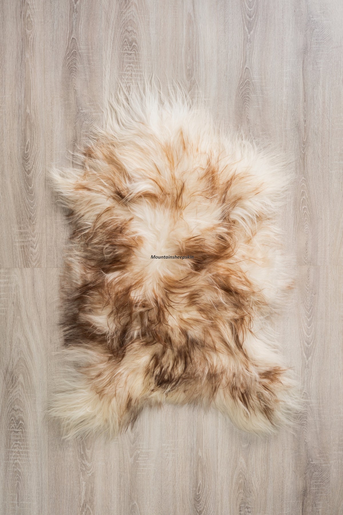 Sheepskin-Sheepskin Island XXL White-Brown Color multicolor