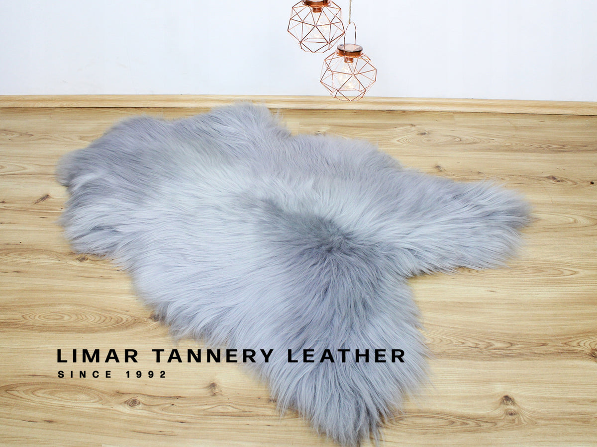 Sheepskin Sheepskins ISLAND GRAY dyedXXXL Color gray