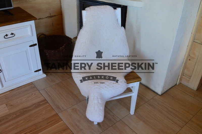 Sheepskin White Short Hair Natural Brand no brand