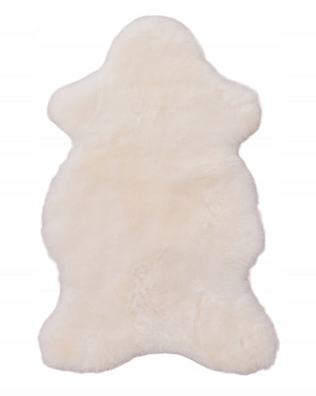 Sheepskin White Short Hair Natural
