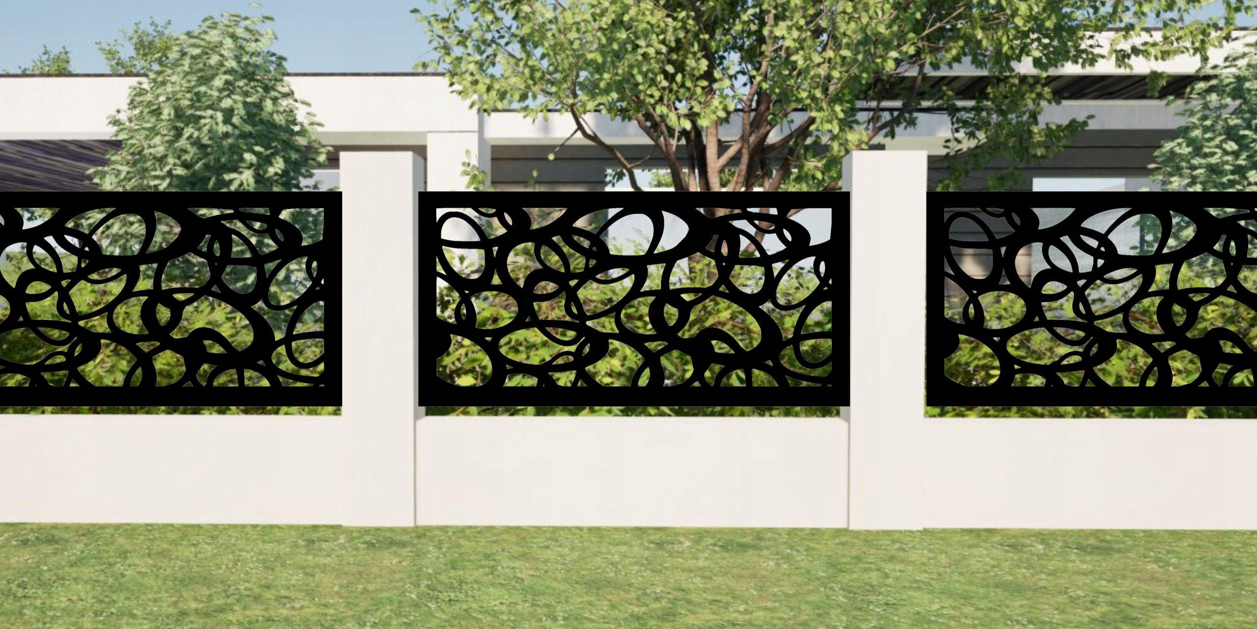 Sheet metal panels for fences, size, many designs. Raw, price for 1 m² Manufacturer code 01