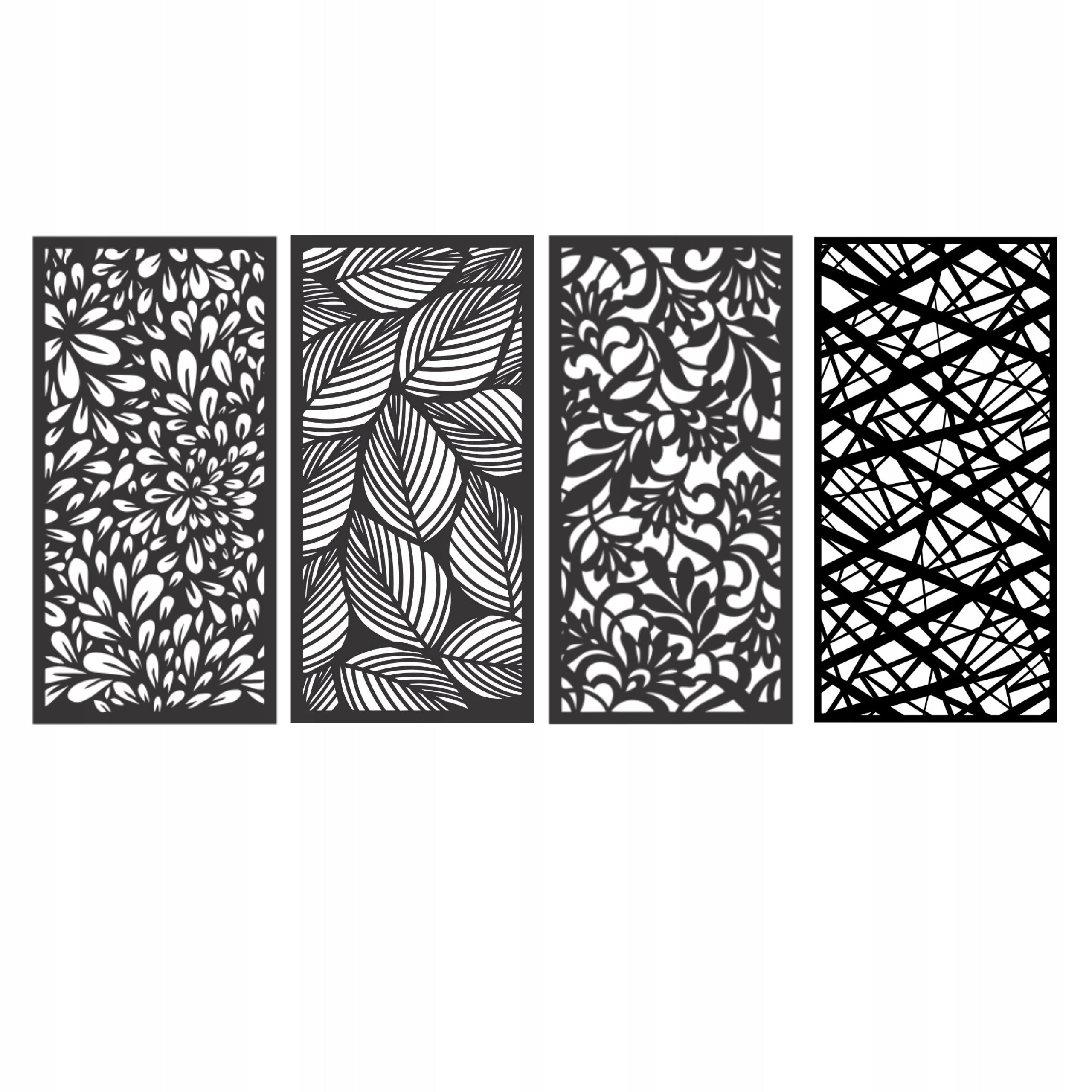 Sheet metal panels for fences, size, many designs. Raw, price for 1 m²
