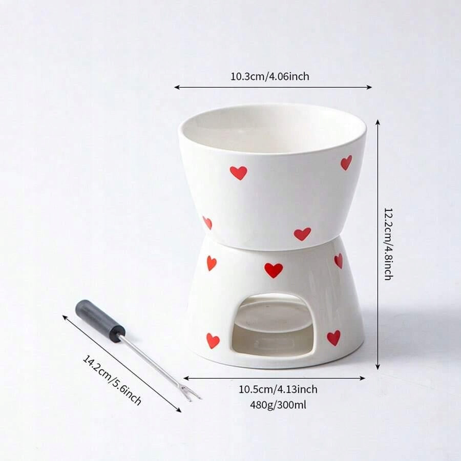 Shein Fondue mug forks set S07 abs 12.2X10.3CM Brand Shein