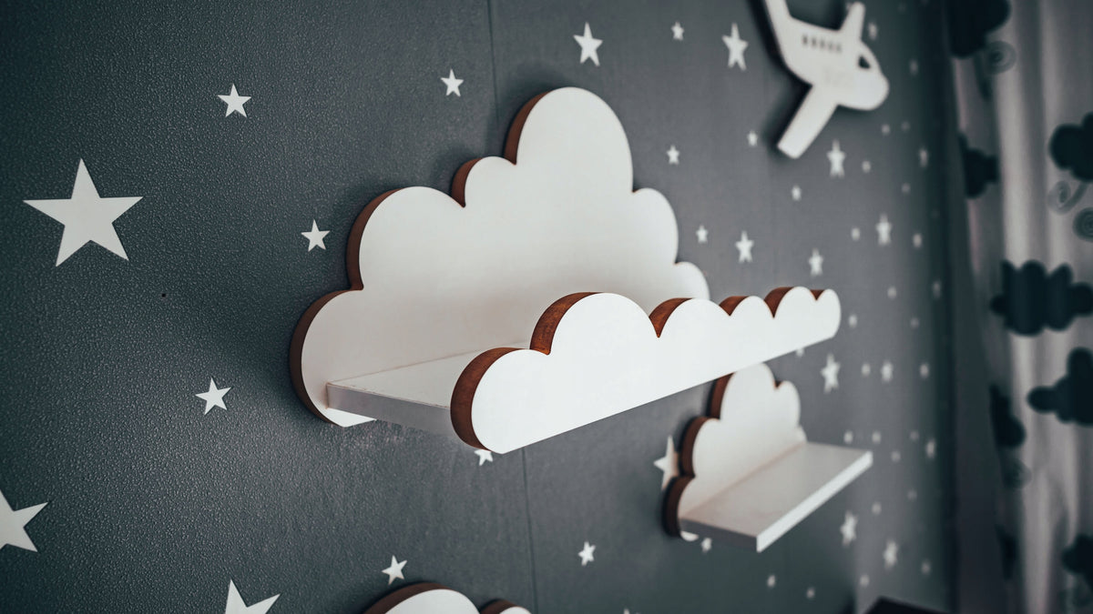 Shelf Cloud version Menorca- Elegance for children's room for children EAN (GTIN) 5903754480898