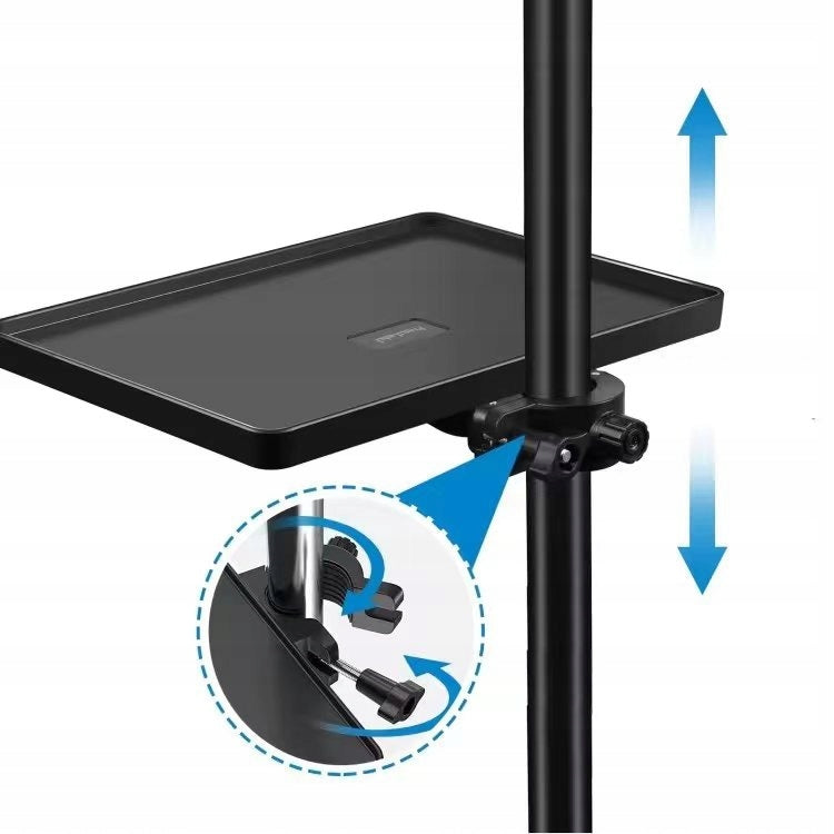 Shelf organizer for cosmetic lamp with handle ProjectLashes tray black EAN (GTIN) 5906146751590