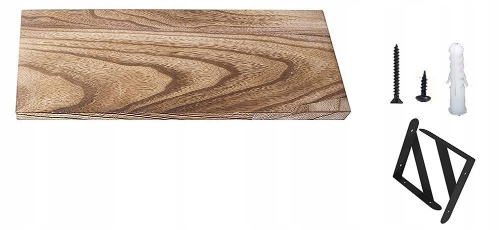Shelf wood R70 42 x 15,5 cm shades of brown Brand R70