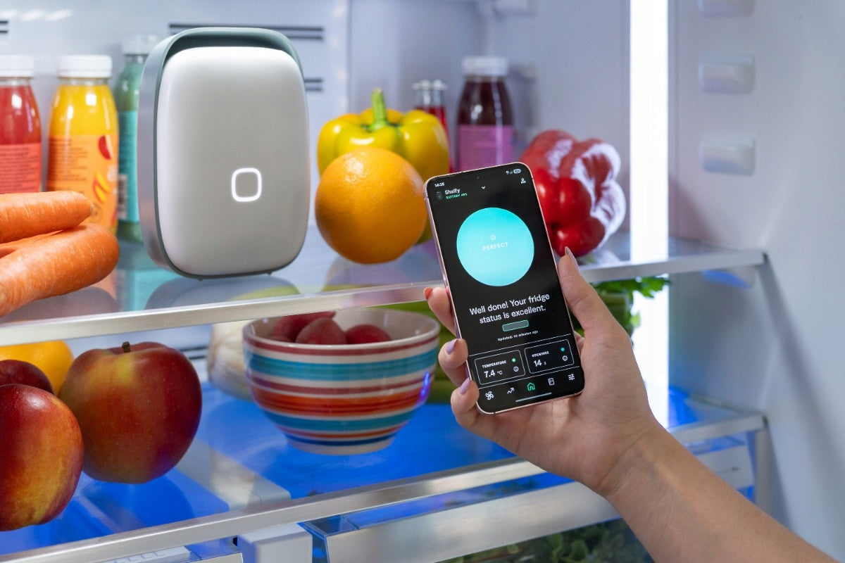 Shelfy purifier odor absorber for refrigerator smart app Brand no brand