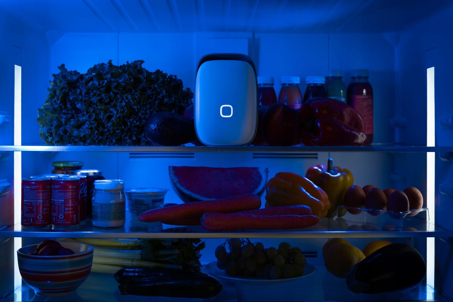 Shelfy purifier odor absorber for refrigerator smart app Medical device no