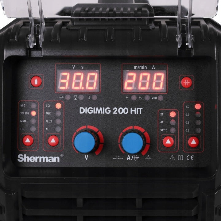 Sherman Semi-automatic welding machine DIGIMIG 200 HIT MMA TIG LIFT FLUX Brand Sherman