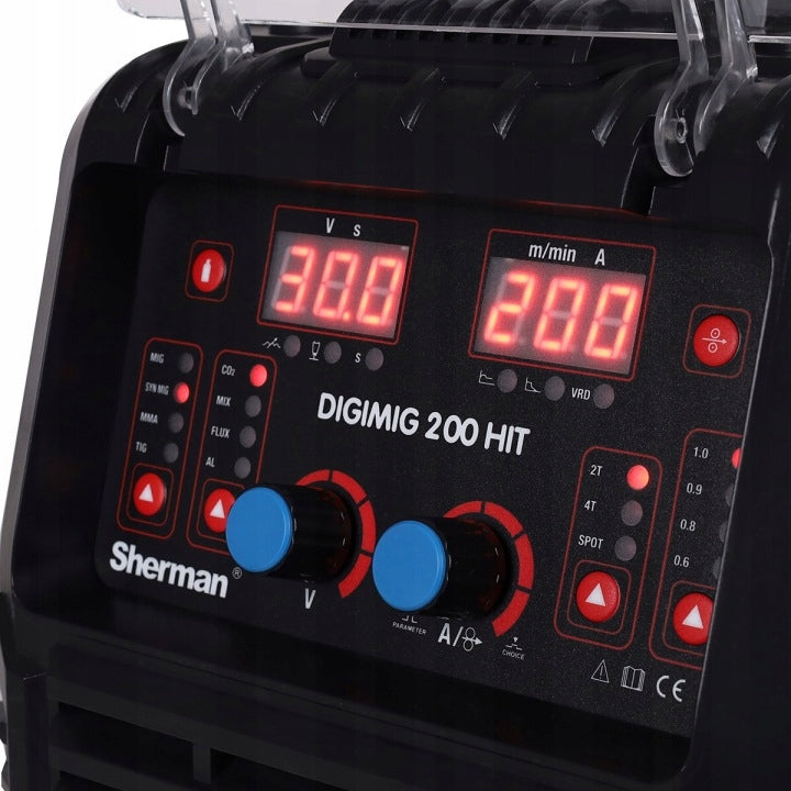 Sherman Semi-automatic welding machine DIGIMIG 200 HIT MMA TIG LIFT FLUX Manufacturer code 7812719 MAPL-15