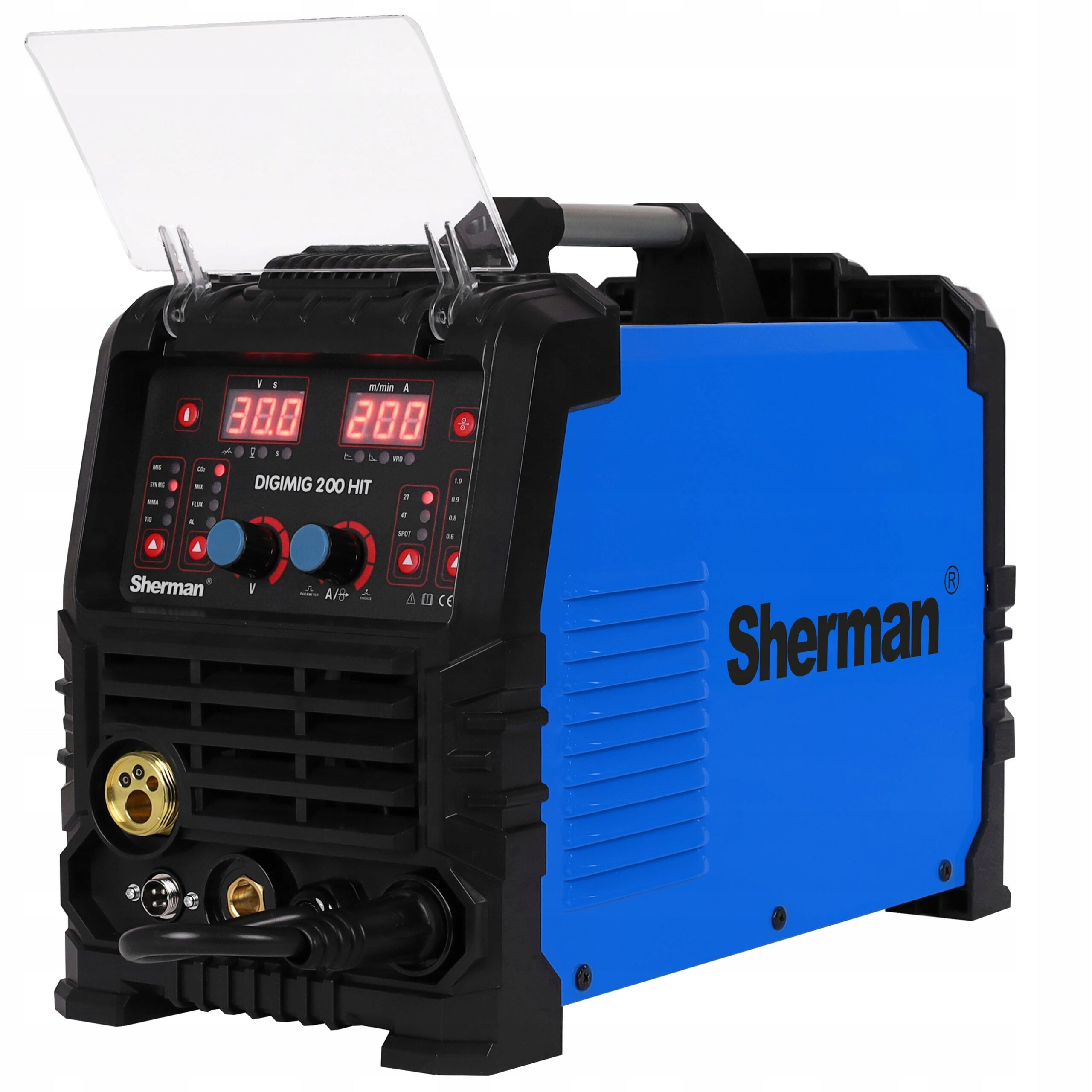 Sherman Semi-automatic welding machine DIGIMIG 200 HIT MMA TIG LIFT FLUX