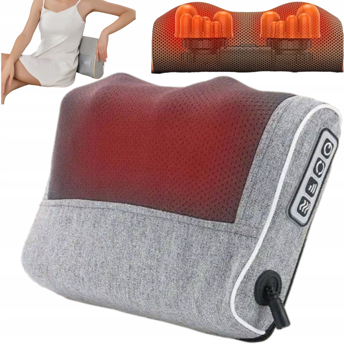 Shiatsu Massage Mat Massager Back Neck Body Foot Massager