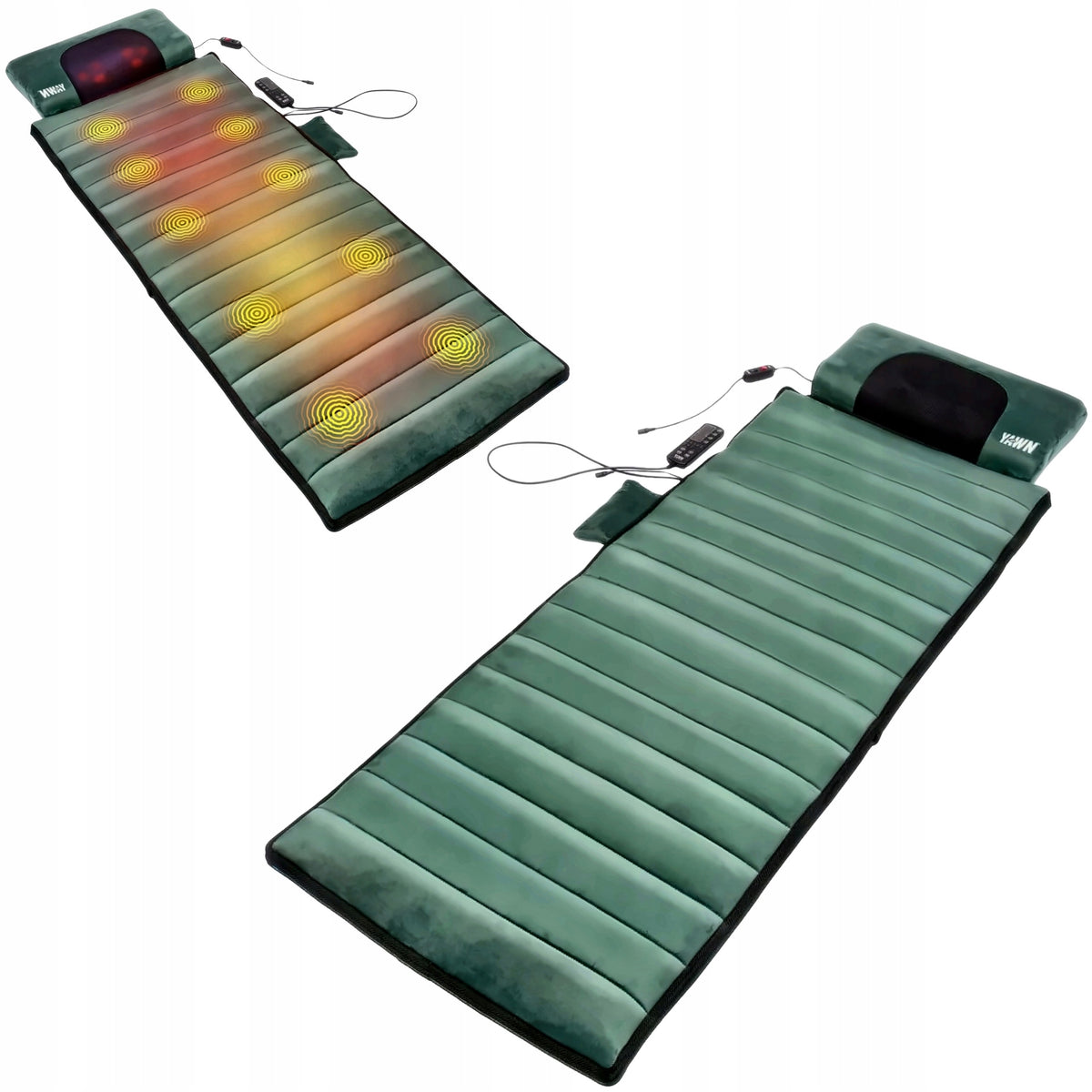 Shiatsu mat for Full Body Massage Warm Therapy 170X55cm Felman Remedy