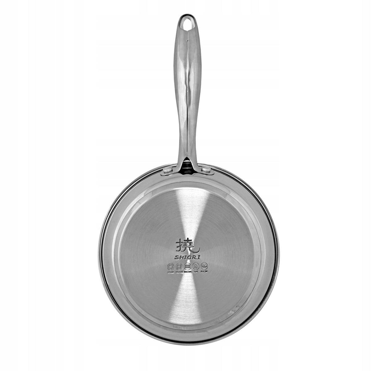 Shiori Stainless Steel 304 Ceramic Coating Induction Frying Pan 20 cm Packaging status original