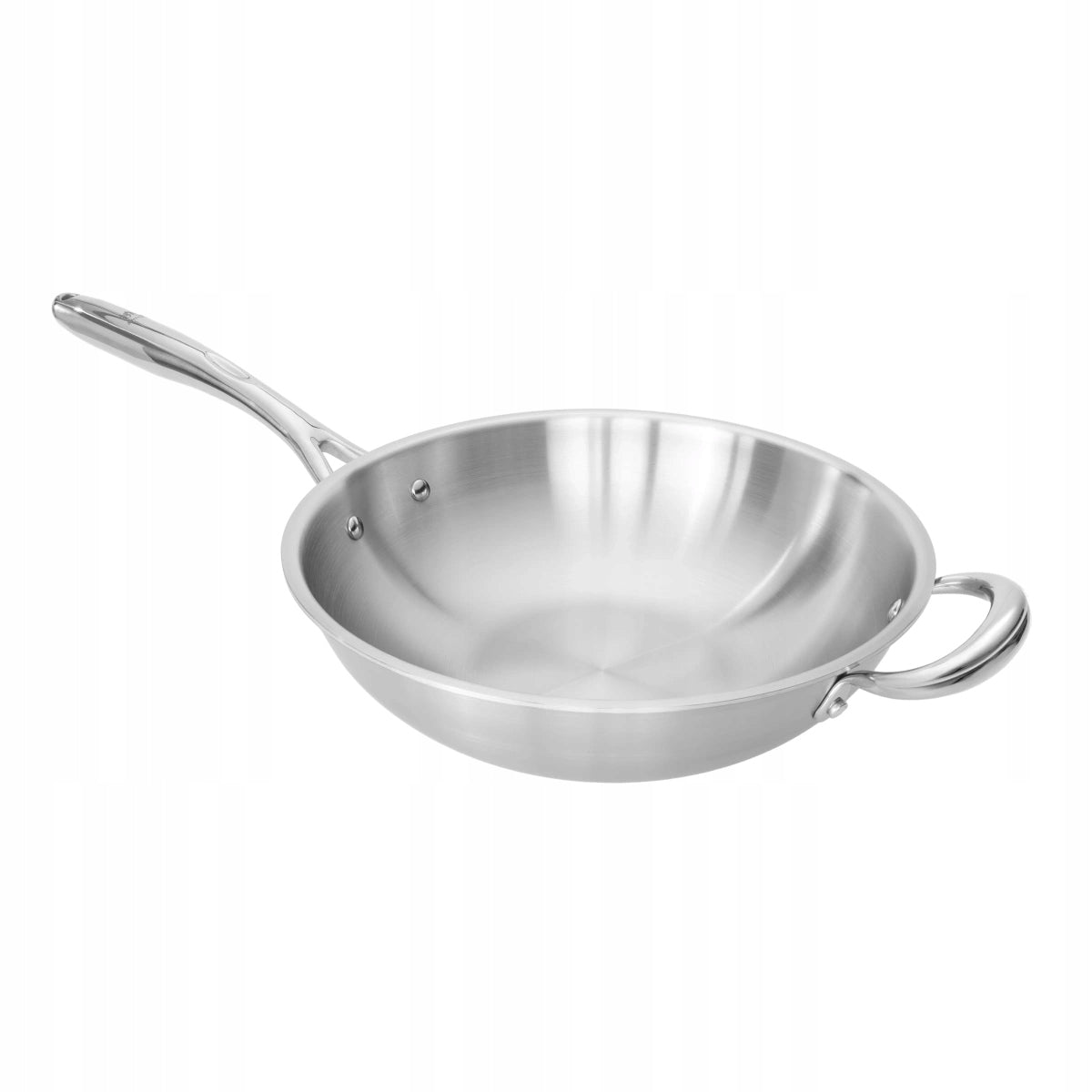 Shiori Stainless Steel 304 frying pan WOK 28cm x 8,20 cm induction Packaging status original