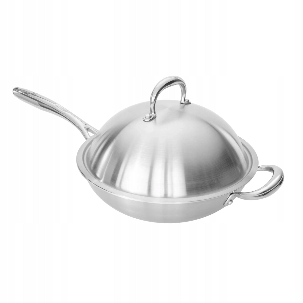Shiori Stainless Steel 304 frying pan WOK 28cm x 8,20 cm induction