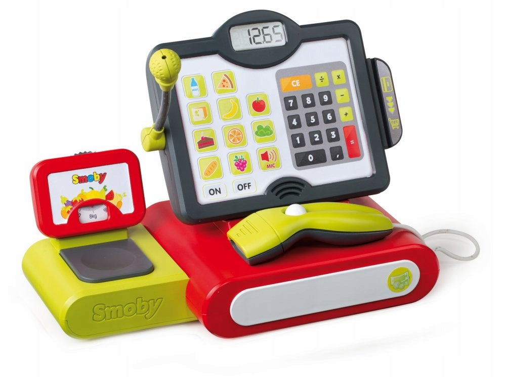 Shop Cash Register Electronic Touch Panel Reader Scanner Light Sound Packaging status original