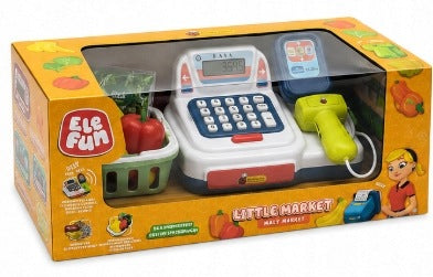 Shop Cash Register Ladybug Kids Scanner Card Reader Accessories Brand Elefun