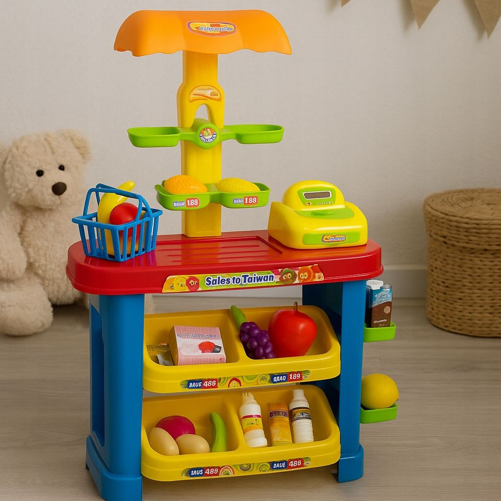 Shop Kids Supermarket Cash Register Fiscal Weight Reader Grocery Store EAN (GTIN) 5904960281750
