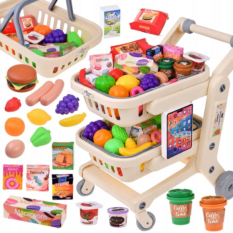 Shop Trolley for Children 2in1 Food Products Tablet ZA6346
