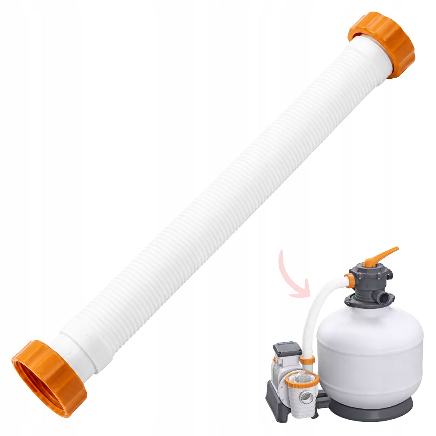 Short hose tube connector for sand pump 58486 Bestway Flowclear