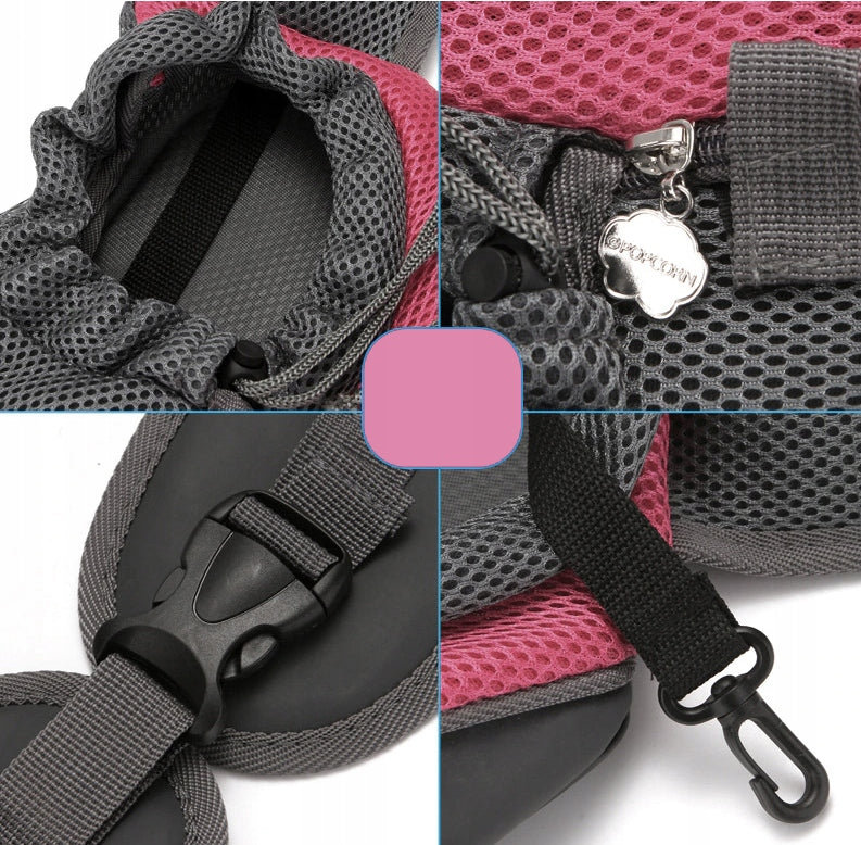Shoulder Bag Comfortable Carrier Transporter for Dog Pupil up to 3 kg Pink Brand Pako Jeans