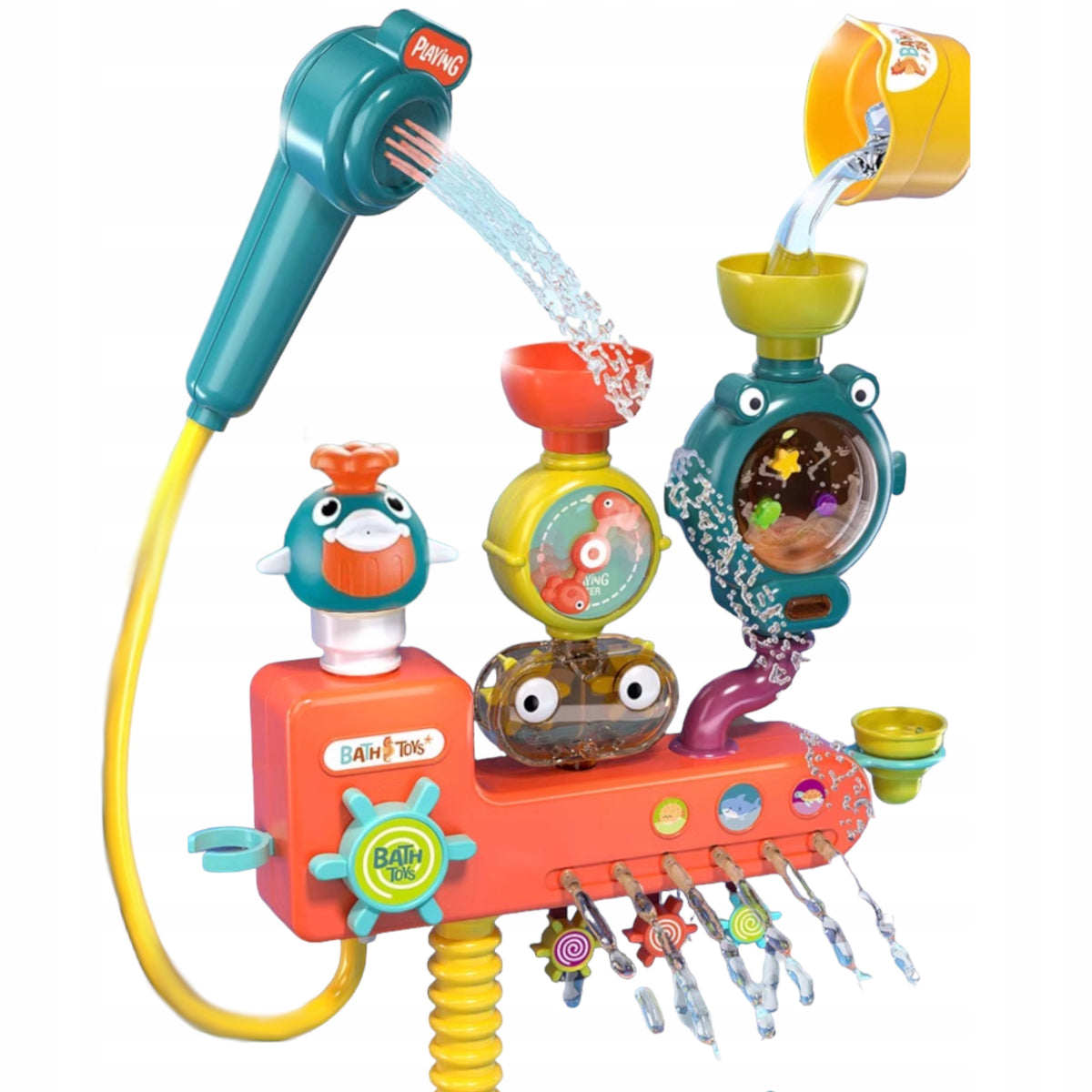 Shower fountain overflow bath toy bath water A55-11 Product weight with unit packaging 1.14 kg