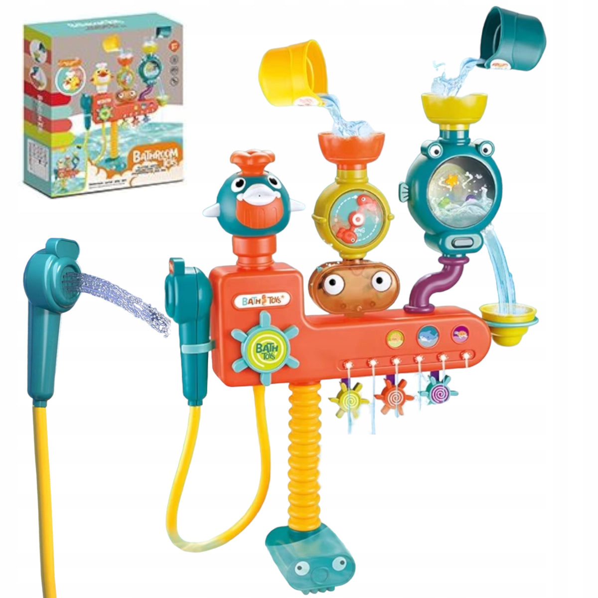 Shower fountain overflow bath toy bath water A55-11