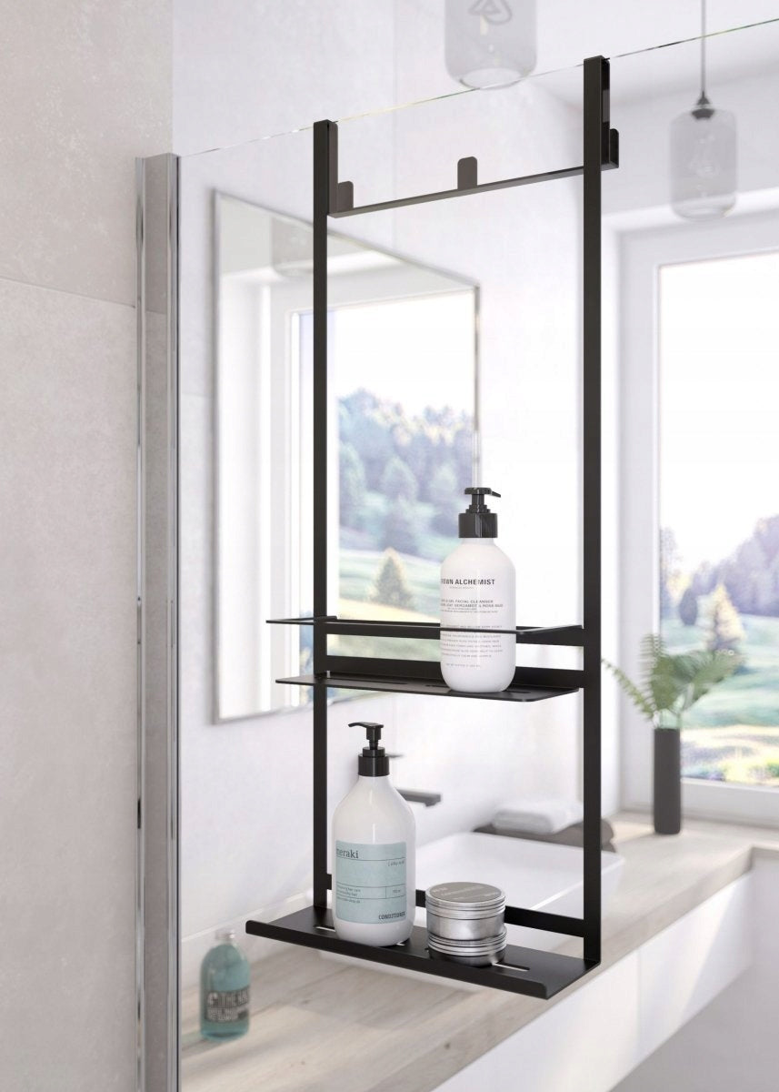 Shower shelf Nero Mokko type A black, for walk-in cabins ADM_N52K Brand Deante
