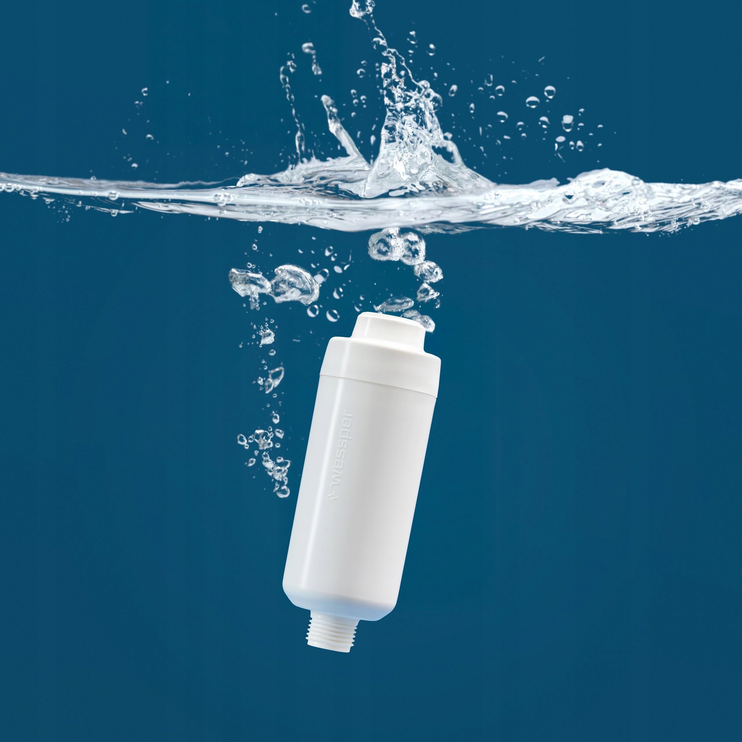Shower water filter Wessper aquashower polyphosphate KDF Packaging status original