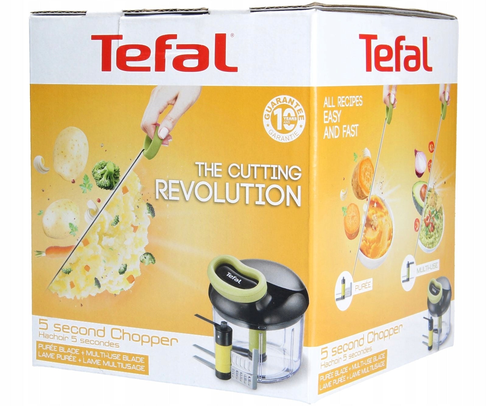 Shredder TEFAL vegetable chopper 900ml + puree