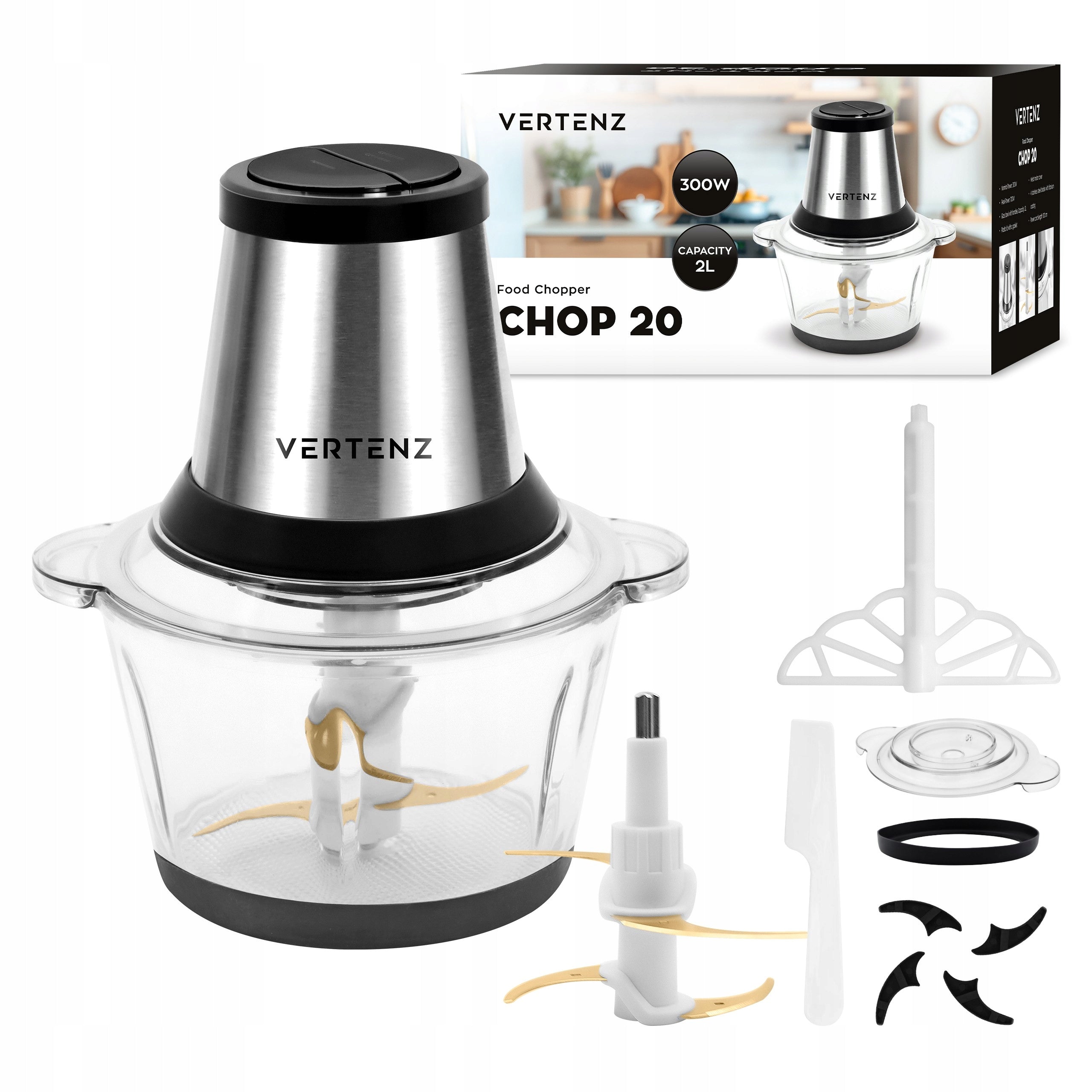 Shredder VEGETABLE SHREDDER MEAT Vertenz MALAKSER 300W