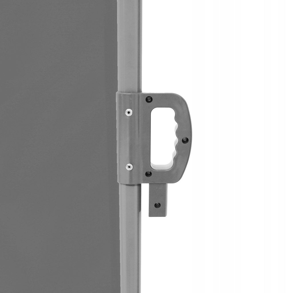 Side corner awning terrace LUARO roll-up screen 180 x 620 cm grey Length 620 cm