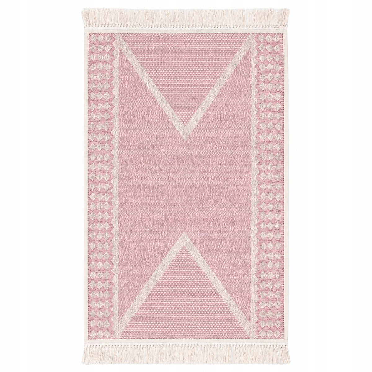 Sidewalk 75x100 Double Sided Pink Black Boho Carpet for Hallway Bedroom Brand Direct home and garden