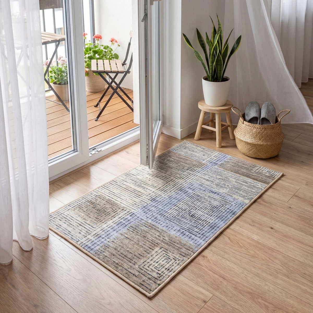 Sidewalk for kitchen Anti-slip Rug 60x100cm For Hallway beige Packaging status original
