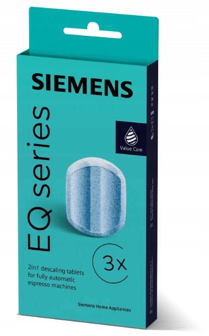 Siemens TZ80002 + TZ80001B + TZ70003 espresso machine maintenance kit Product weight with unit packaging 0.2 kg