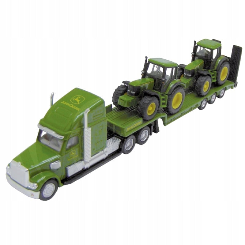 Siku Tow truck with 2 John Deere tractors Brand Siku
