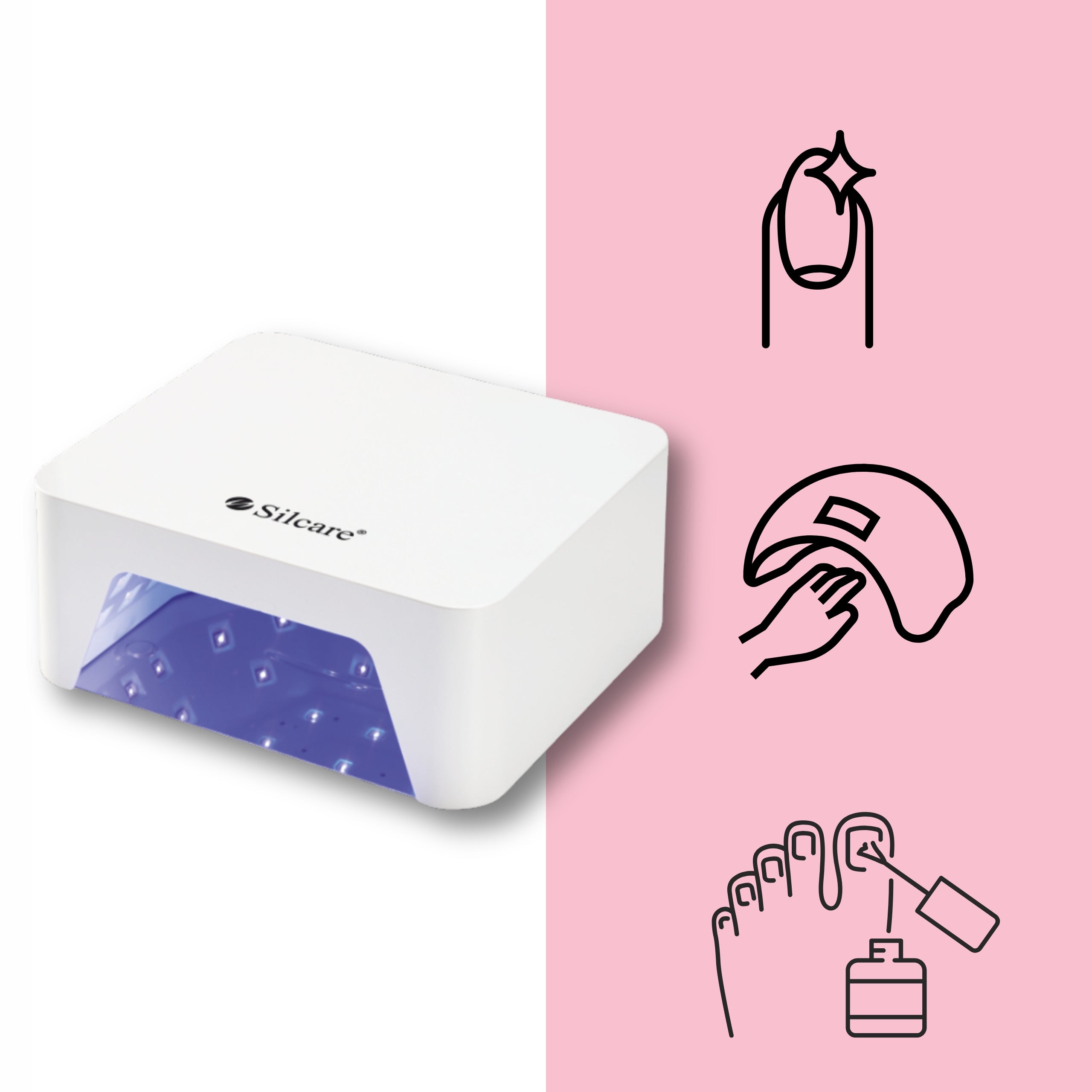 Silcare UV nail lamp hybrid UV/LED gels 48W strong TIMER LED screen EAN (GTIN) 5902560570229