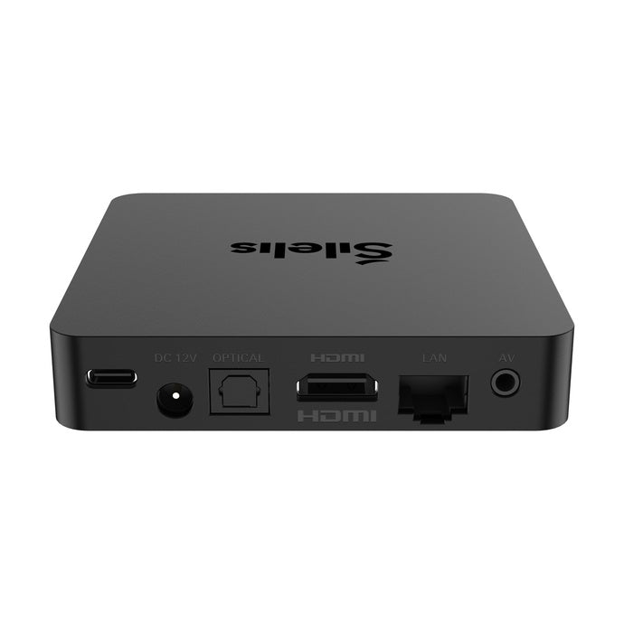 Silelis T-3 Android TV Box 4K Multimedia Player Black Brand no brand