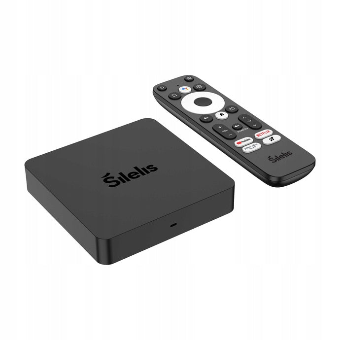 Silelis T-3 Android TV Box 4K Multimedia Player Black