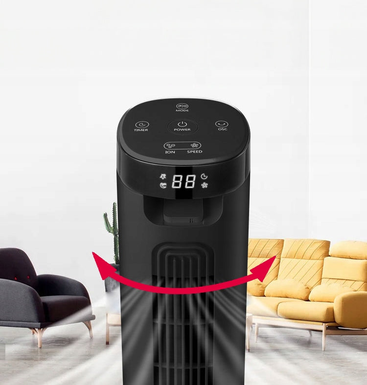 Silent Column Fan HEVA powerful floor fan standing ionization Brand HEVA