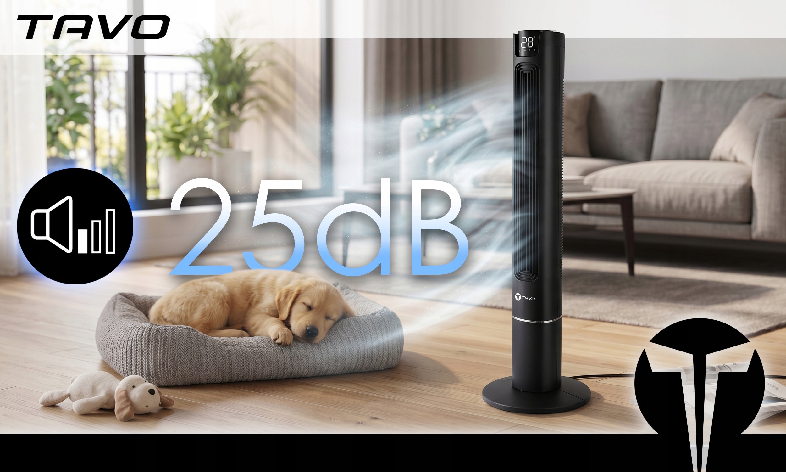 Silent Fan 117cm Column Ionization Remote Control Windmill Standing Aroma Dominant color black
