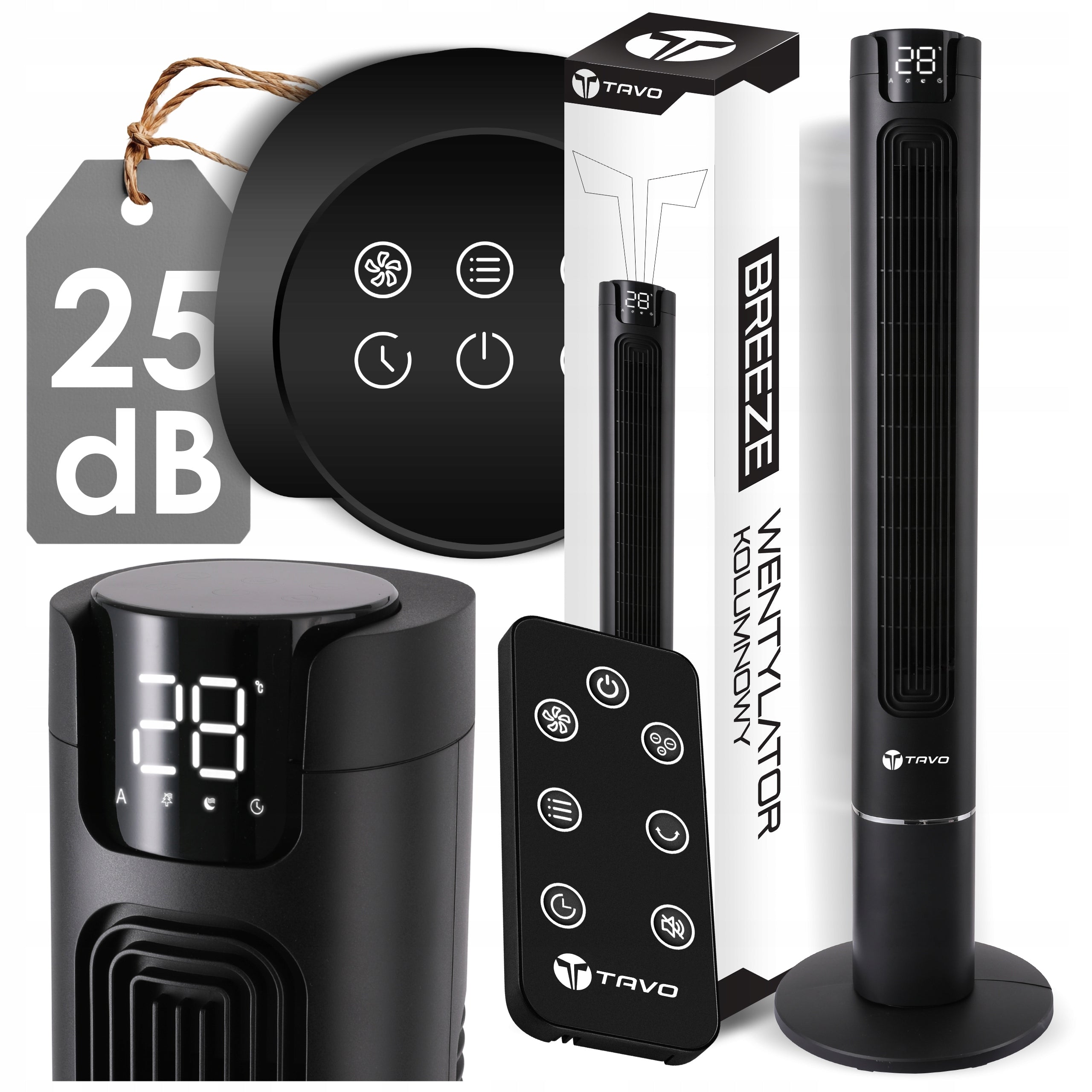 Silent Fan 117cm Column Ionization Remote Control Windmill Standing Aroma