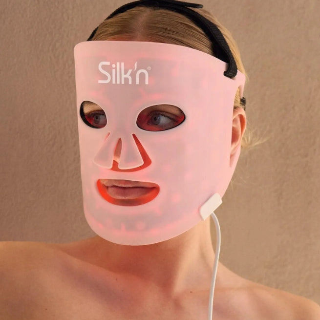 Silk'n Facial LED 100 face mask, Pink 1 pc. Brand Silk'n